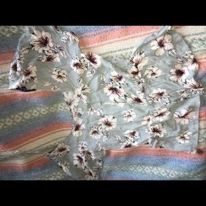 Cute flower shirt.
